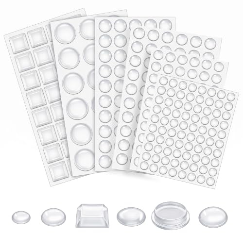 Auravale 272PCS Almohadilla Pies Transparente Silicone 6 Tamaños Adhesivas