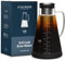 ovalware Cold Brew Coffee Maker - Luftdichte Kaffeemaschine für kalten Kaffee und Teesieb mit Ausguss RJ3 Brühglaskaraffe mit (1.5 Liter)