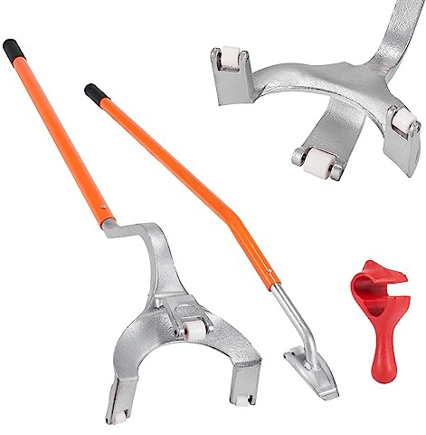 VEVOR Reifenmontage-Demontagewerkzeug, 57,1 cm - 62,2 cm, manueller Stahl-Reifenmontierer, Demontage-Entfernungswerkzeug, mit extra Wulsthalter, schlauchloser LKW-Perlenbrecher