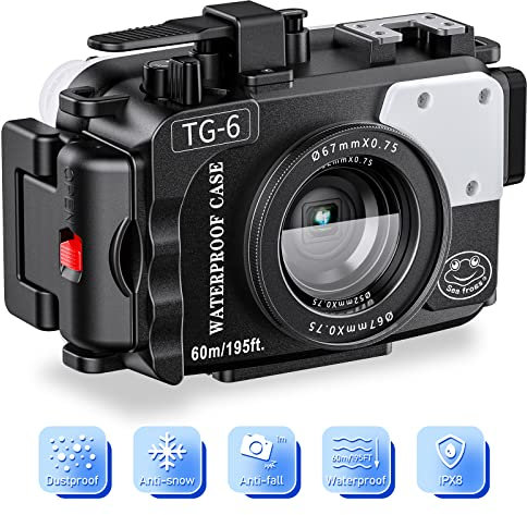 Unterwasser Gehäuse fűr Olympus Kamera TG-6