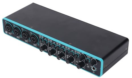 Professional Sound Interface, 192kHz High Fidelity Sound Interface 4 in 4 Out USB Sound Interface