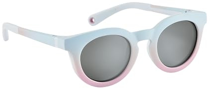 BÉABA, Occhiali Da Sole Per Bambini 2-4 Anni, Protezione 100% UV - CAT 3, Protezione Laterale, Comfort Ottimale, Aste Regolabili A 360°, Adattabili Alla Vista, Collezione Retro, Happy Rainbow Freeze