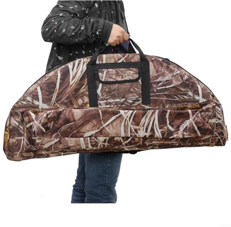 BlesConi Estuche grande para arco compuesto de 95/115 x 45 cm, bolsa de camuflaje con bolsillo para flechas (95 x 45 cm)