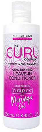The Curl Company Après-shampoing sans rinçage Curl Defining (250 ml) - Formulé professionnellement avec Curplex nourrissant à l'huile de moringa. Experts en boucles et ondulations