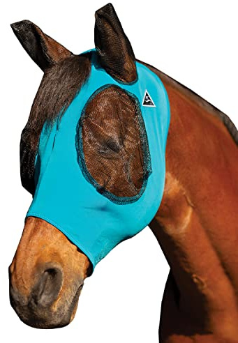 Professional's Choice Comfort Fit Fliegenmaske | Pazifikblau