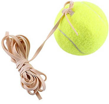 Neufday 【𝐏𝐫𝐨𝐦𝐨𝒛𝐢𝐨𝐧𝐞 𝐝𝐢 𝐏𝐚𝐬𝐪𝐮𝐚】 Palla da Tennis per Allenamento, REGAIL Palla da Tennis per Allenamento Allenatore di Tennis con Corda in Gomma ad Alta Elasticità, Pratica Singola