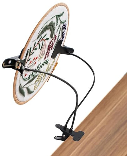 Embroidery Hoop CrossStitch Stand Stickrahmenhalter verstellbarer Stickrahmenständer Kreuzstichständer Schoßständer Kreuzstich Zubehör
