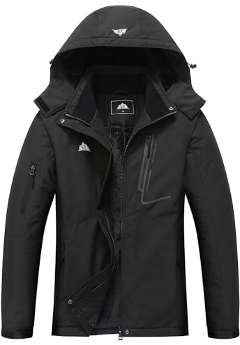 MOERDENG Women's Waterproof Ski Jacket Warm Winter Coat Hooded Snowboarding Jacket Snow Coat
