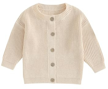 LYSINK Halloween Kids Girls Sweater Long Sleeve Button Closure Pumpkin Winter Warm Knit Cardigan Tops