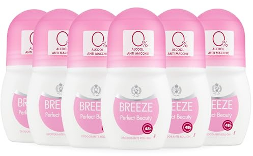 BREEZE | Deodorante Roll On Perfect Beauty, 6x50 ml