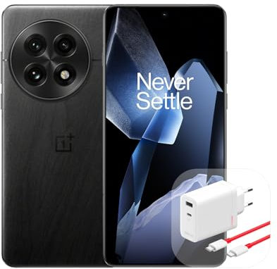 OnePlus 13 5G Smartphone 16GB+512GB, Pantalla QHD de 6,82 y 120 Hz, Snapdragon 8 Elite, Batería de 6000 mAh, Cámara Trasera Triple de 50 MP + OIS + 3X, con Cargador de 100W, Negro Elipse