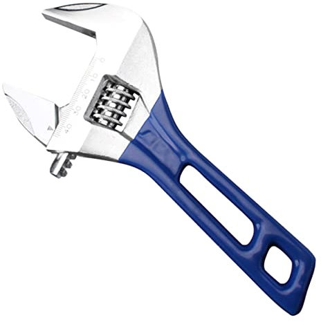 SHINEOFI Llave inglesa llaves ajustables apretones mono llave de ajuste pequeña llave ajustable llave ancha llave ajustable de boca ancha mandíbula herramienta de llaves acero