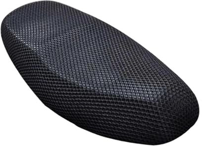Motocicleta Cojín Asiento Funda Universal Impermeable para Asiento De Motocicleta, Malla 3D, Transpirable, Almohadilla para Asiento De Motocicleta, Retención De Acumulación
