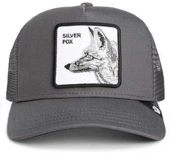 Goorin Bros. Trucker Cap Silver Foxxx Oil Dark Grey, Size: One Size
