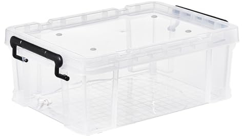 Tanque Para Tortugas Recinto Tortuguero, Transparente y Habitable | Tanque Transparente Galápagos para Hogar, Dormitorio, Apartamento, Residencia Universitaria, Oficina, Aula y Sala de Estar