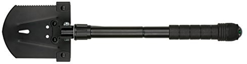Moses Expedition Natur Multifunktionaler Klapp-Spaten | 10 in 1 Werkzeug | Klappspaten für Camping und Outdoor, schwarz, n.V