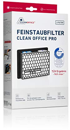 Clean Office PRO Drucker Feinstaubfilter 150x120x50mm 2er