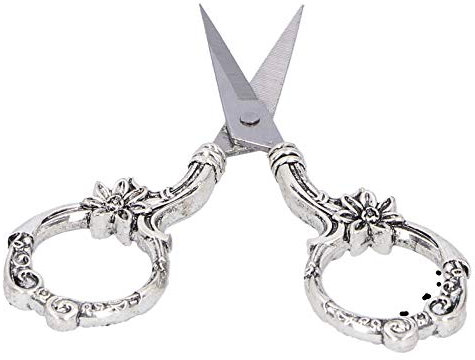 Vintage Nähset Schere 9cm Edelstahl Kreuz Stich Antike Nähschere Schere Stickschere Stickschere Schneiden, Antike Verlobungsschere Vintage Style Kreuzstich Schere Für Nähen Stickerei