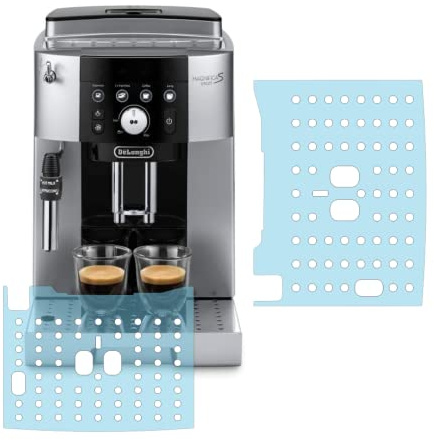 3 x Schutzfolie/Kratzschutz passend für DeLonghi Magnifica S - 250.31-250.33 - 250.23 - Tassenablage - Tropfblech - Abstellblech