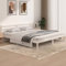 Camerina Massivholzbett Kiefer 180x200 cm Bettgestell Massivholzbett Schwebebett Holzbett Bed Frames Weiß