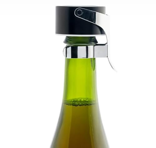 Koala Spain Tapón Champán Hermético, Acero Inoxidable, ABS y Silicona