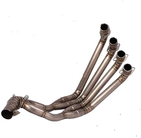 Tubo Escape Motocicleta para CB650R para CB650F para CBR650R para CBR650F 2014-2023 Escape Motocicleta Aleación Titanio Tubo Enlace Medio Delantero Modificar Escape Tubo Escape Silenciador