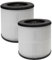 vhbw 2x Luftilter kompatibel mit DIKI B-D02H Luftreiniger - Kombifilter Vorfilter + HEPA + Aktivkohle