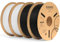 ELEGOO PLA+ Filament 1.75mm Schwarz Weiß 4KG, PLA Plus 3D Drucker Filament, Härter und Stärker 3D Druckmaterialien, Maßgenauigkeit +/-0,02mm, Kompatibel mit FDM-Drucker(4 Stück 1KG/Spool, 2.2lbs)
