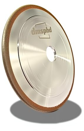 CBN Chainsaw Grinding Wheel 5-3/4 Disk, 7/8 Arbor, 1/8 Thick for Sharpening Any Steel Chainsaw Chain （1/8 Thick）