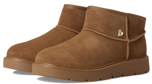 Skechers Women's Keepsakes Cozy Cozy Mini Slip-in Trainers, Chestnut Suede Wool, 6 UK