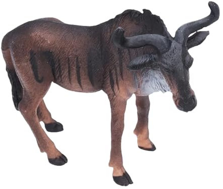 Waldebeest Spielzeugfigur - kleines simuliertes Tiermodell für Bildung | Lehrwerkzeug und Lernspielzeug für Kinder, realistische Safari -Tieraktion Figur für Zoo Rollenspiel, Wissenschaftsklasse oder