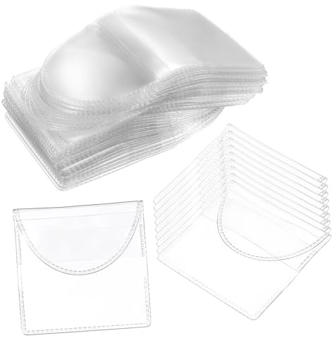 Holibanna 150pcs Coin Protectors Coin Sleeves Collection Holder Single Pocket Holder Storage Protective Bag