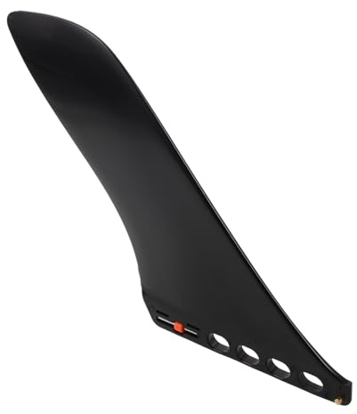 Milisten Aileron Détachable Noir en Plastique pour Planche Paddle Gonflable et Surf, Forme Poisson, Accessoire Nautique Réduisant pour Ski Nautique et Loisirs