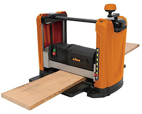 Daptez ® Professional Planer Thicknesser 317mm Woodworking Workshop Professional Tool Large Infeed and Outfeed Tables Provides Support for Longer Workpieces