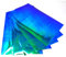 5X Din A4 Bogen Bastelfolie Flipflop Chrom Hologramm Chamäleon Effektfolie Künstlerfolie Plotterfolie Basteln DIY FF4 (Blau/Grün, 5 Stück)