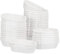 Cabilock 1000PCS Cupcake Cases Oval Cake Cups Disposable Baking Cups Cake Cup Wrap Paper Boat Shape Cake Cups Party Supplies for Cakes Muffins for Wedding Birthday Party