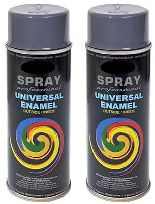 VE-INDUSTRIES 2x LACKSPRAYS CC nach RAL 400ml RAL 7024 Graphitgrau