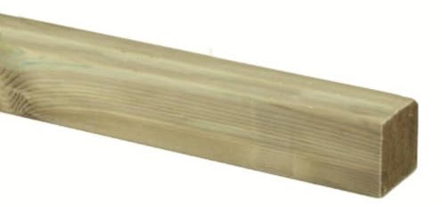 Listello 4,5x4,5x200 cm in legno impregnato in autoclave