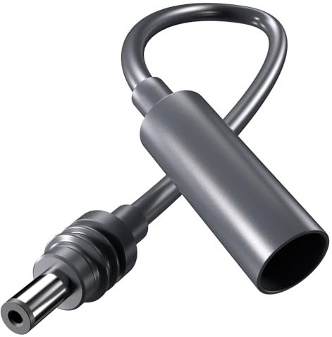 DuHeSin Starlink Mini-Verlängerungskabel, 23,5 cm, wasserdichtes Verlängerungskabel, DC-Stecker auf DC-Buchse, Stromwandleradapter, kompatibel mit Starlink Mini-Rohradapter und Original-Stromkabel
