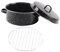 Roasting Pan mit Deckel Multifunktionale Bratpfanne für Bbq Kartoffeln für Heimischen Grill und Ofen