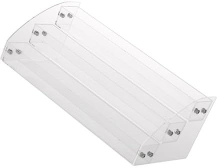 SKISUNO Organizzatore Smalto Multistrato in Acrilico Trasparente, Porta Rossetto e Supporto Cosmetici Da Tavolo, Espositore Compatto Per Uso Domestico e Salone