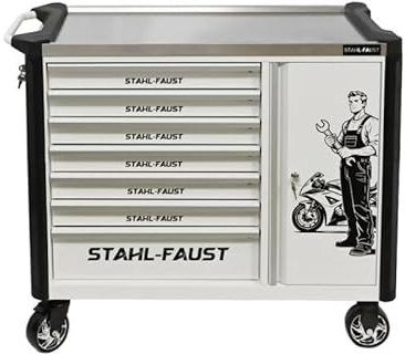 Stahl-Faust Profi Werkstattwagen XXL Limited Edition White