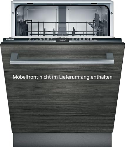 Siemens SX63HX36TE iQ300 Vollintegrierter Geschirrspüler, E, 92 kWh, 12 MGD, Smart Home kompatibel via Home Connect, varioSpeed Plus, Oberkorb mit rackMatic