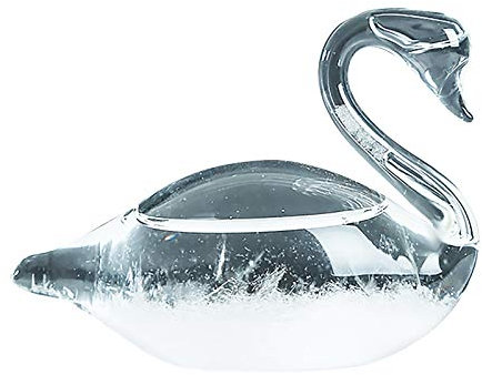 Viitech Sturmglas Wettervorhersage, Schwan Wetterstation, Dekorative Kristallkugel Wettervorhersage Storm Glass für Büro Schreibtisch Zuhause Dekoratives Wetterglas
