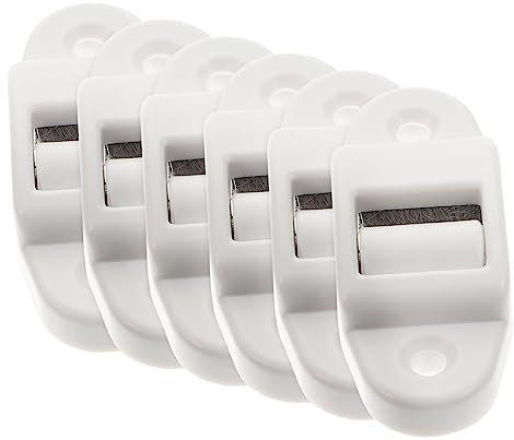 Totority 6pcs Roller Belt Guide for Roller Shutters Durable Surface-mounted Design Energy-saving Brush Seal Replacement for Worn-out Guides