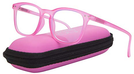 EYEGUARD Blaulicht-blockierende Brille für Kinder, Gaming-Computerbrille für Jungen und Mädchen, Alter 5–9 Jahre, schützt vor Blendung und Augenbelastung, mit UV-Strahlen-Filter (Rosa)