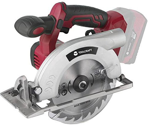 TOOLCRAFT TCS 55 / TAWB-200 Scie circulaire portative sans fil Profondeur de coupe max. (90°) 55 mm sans balais sans batterie