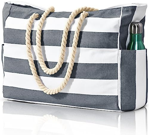 oscaurt Strandtasche XXL Familie Tote Bag Shopper Tasche Damen Handtasche Groß Umhängetasche Geschenke für Frauen Einkaufstasche Sporttasche Tragetasche