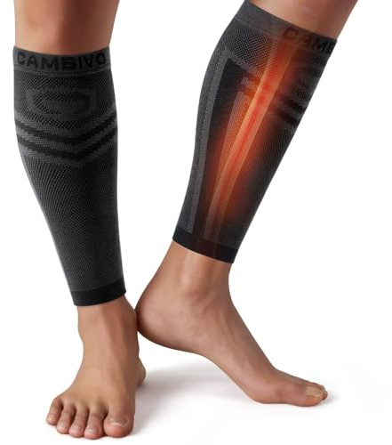 CAMBIVO Calf Compression Sleeves for Men and Women, 1 Pair