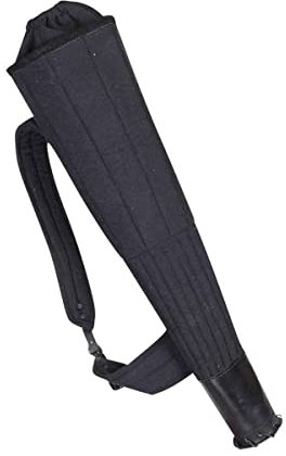 Mittelalterlicher Vintage-Rückenköcher, Verstellbarer Pfeilholster mit verstellbarem Riemen, Wikinger-Ritter-Bogenschießen-Köcher für Outdoor-Bogenschießen/Cosplay-Kostümzubehör, mittelalterliche